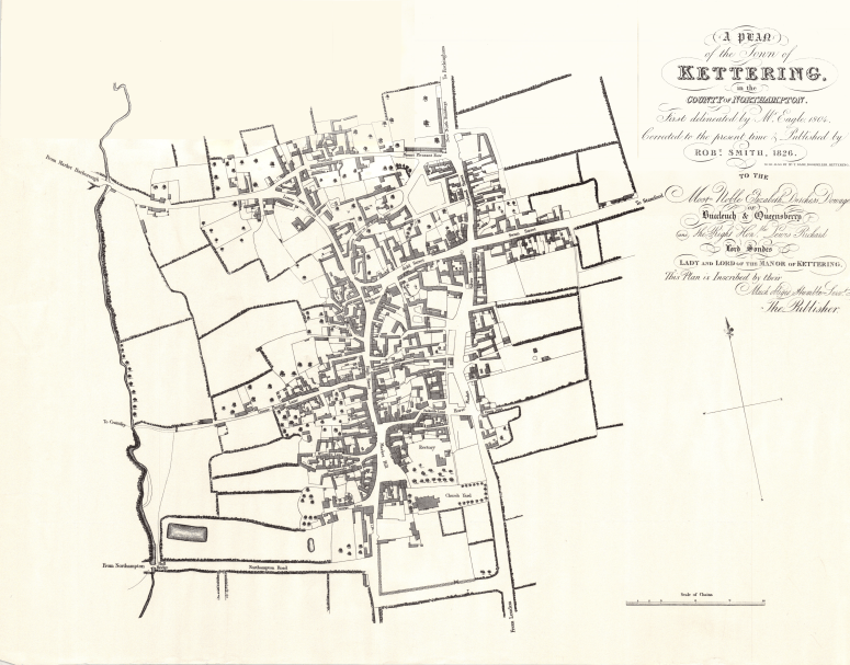 Map of Kettering 1821
